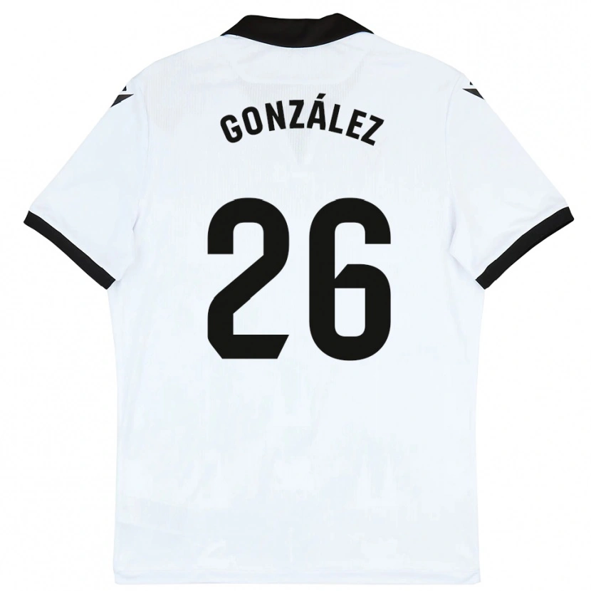Danxen Damen Diego González #26 Weiß Schwarz Heimtrikot Trikot 2025/26 T-Shirt Österreich