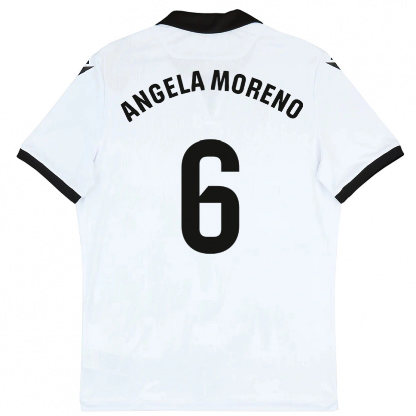 Danxen Damen Angela Moreno #6 Weiß Schwarz Heimtrikot Trikot 2025/26 T-Shirt Österreich