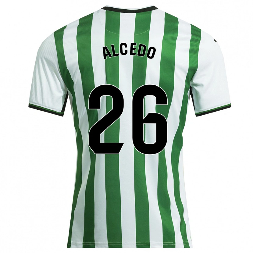 Danxen Damen Juan María Alcedo #26 Weiß Grün Heimtrikot Trikot 2025/26 T-Shirt Österreich