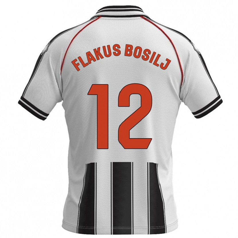 Danxen Damen David Flakus Bosilj #12 Weiß Schwarz Heimtrikot Trikot 2025/26 T-Shirt Österreich
