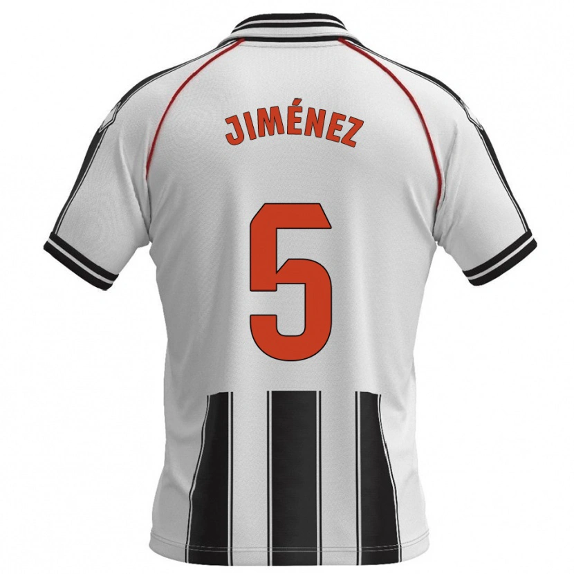 Danxen Damen Alberto Jiménez #5 Weiß Schwarz Heimtrikot Trikot 2025/26 T-Shirt Österreich