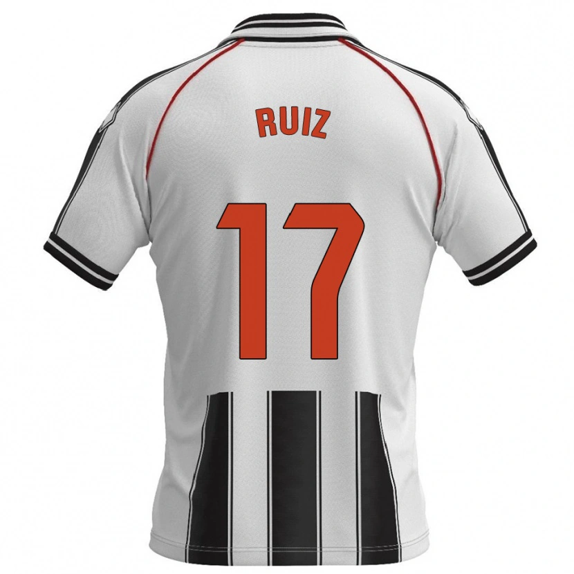 Danxen Damen Salva Ruiz #17 Weiß Schwarz Heimtrikot Trikot 2025/26 T-Shirt Österreich