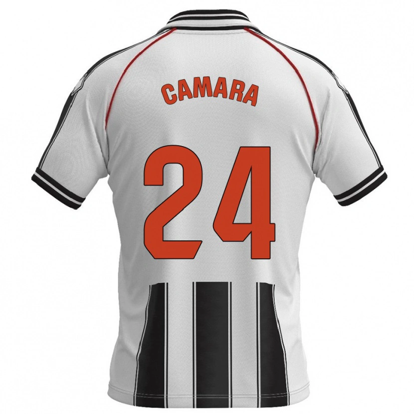 Danxen Damen Ousmane Camara #24 Weiß Schwarz Heimtrikot Trikot 2025/26 T-Shirt Österreich