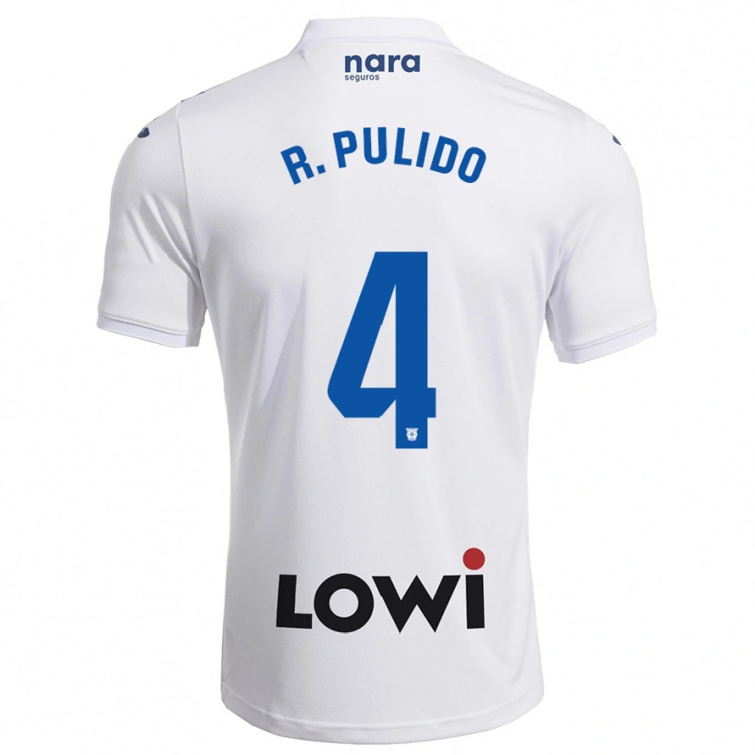 Danxen Damen Rubén Pulido #4 Weiß Marine Heimtrikot Trikot 2025/26 T-Shirt Österreich