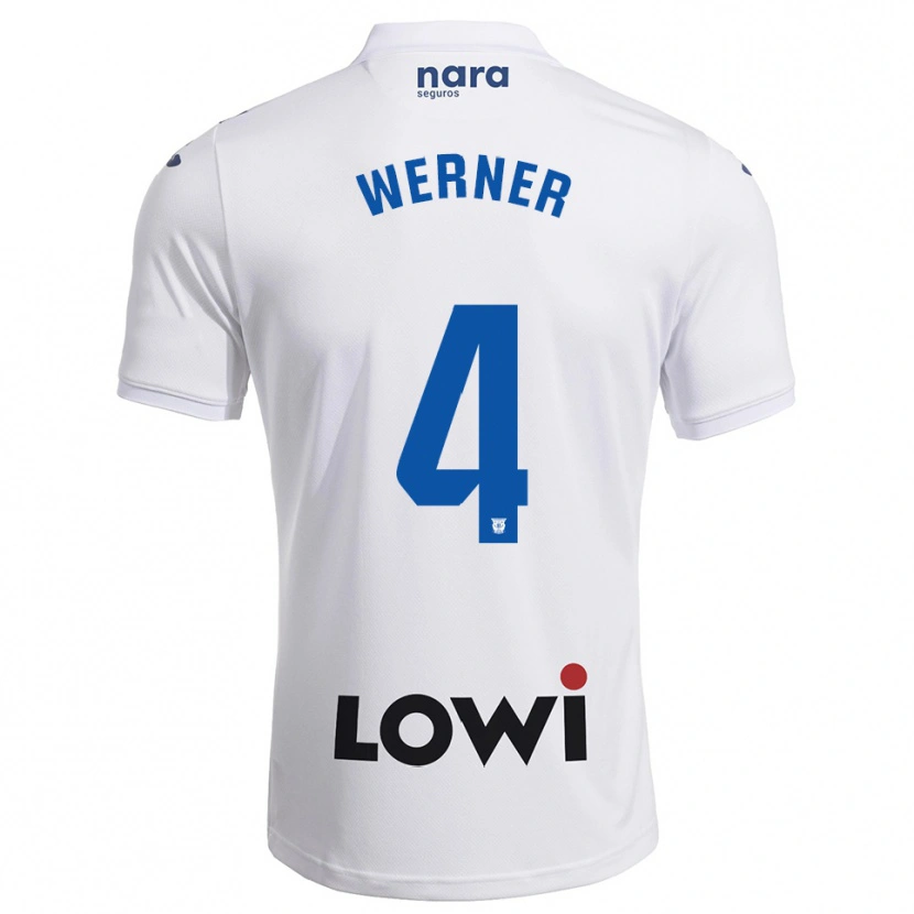 Danxen Damen Henri Werner #4 Weiß Marine Heimtrikot Trikot 2025/26 T-Shirt Österreich