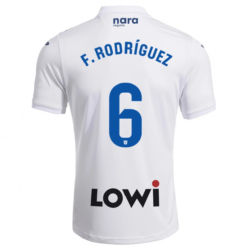 Danxen Damen Fer Rodríguez #6 Weiß Marine Heimtrikot Trikot 2025/26 T-Shirt Österreich