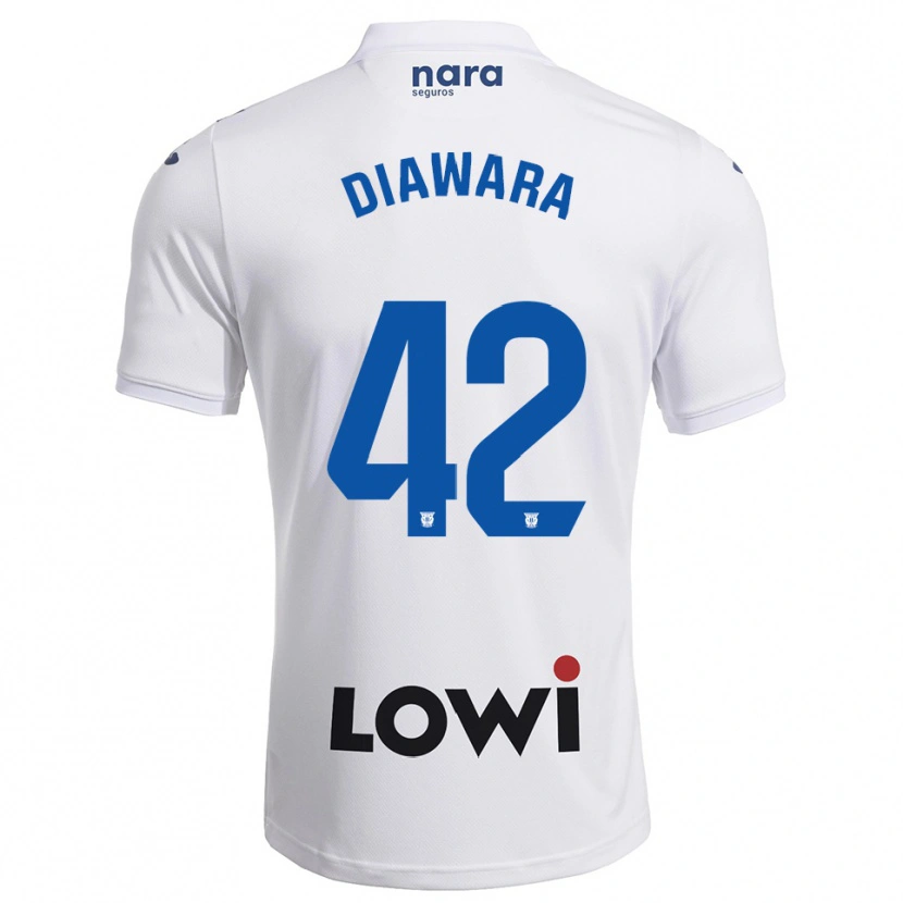 Danxen Damen Amadou Diawara #42 Weiß Marine Heimtrikot Trikot 2025/26 T-Shirt Österreich