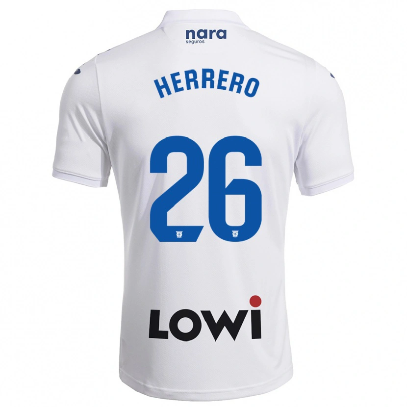 Danxen Damen Jorge Herrero #26 Weiß Marine Heimtrikot Trikot 2025/26 T-Shirt Österreich