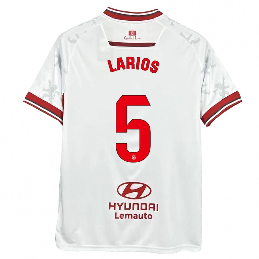 Danxen Damen Juan Larios #5 Weiß Rot Heimtrikot Trikot 2025/26 T-Shirt Österreich