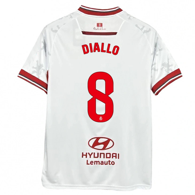 Danxen Damen Selu Diallo #8 Weiß Rot Heimtrikot Trikot 2025/26 T-Shirt Österreich