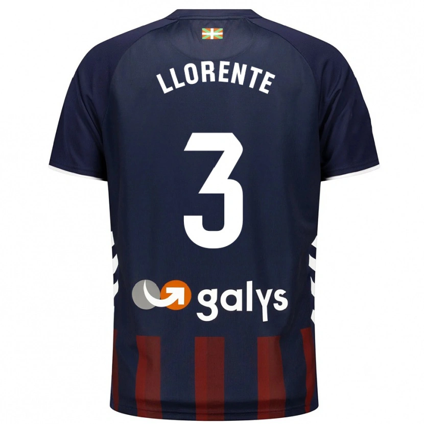 Danxen Damen Oier Llorente #3 Marine Rot Heimtrikot Trikot 2025/26 T-Shirt Österreich