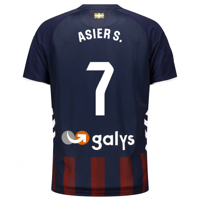 Danxen Damen Asier Sánchez #7 Marine Rot Heimtrikot Trikot 2025/26 T-Shirt Österreich