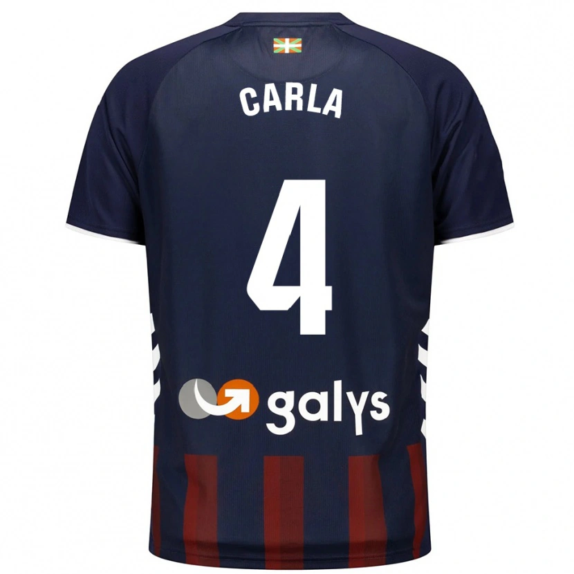 Danxen Damen Carla Andrés Abad #4 Marine Rot Heimtrikot Trikot 2025/26 T-Shirt Österreich