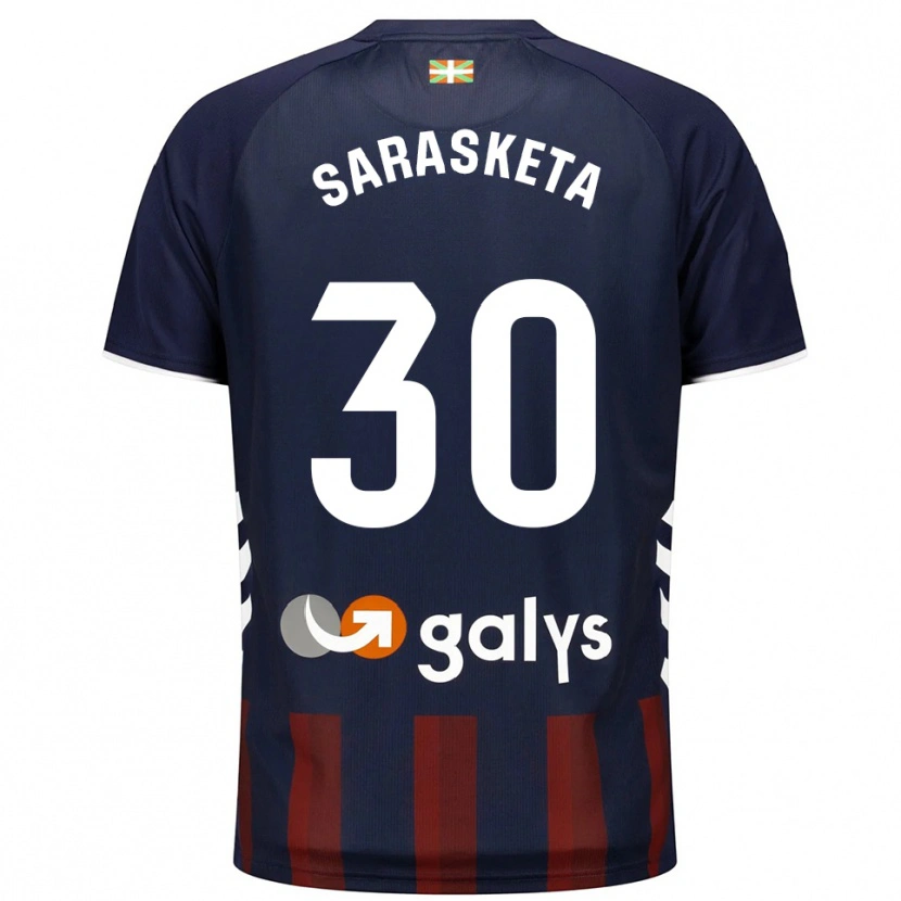 Danxen Damen Lucas Sarasketa #30 Marine Rot Heimtrikot Trikot 2025/26 T-Shirt Österreich