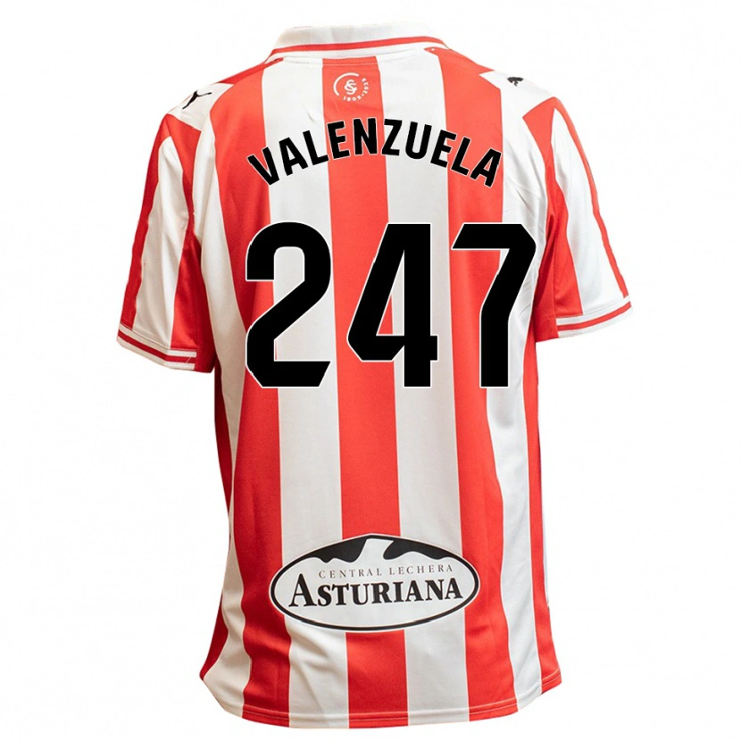 Danxen Damen Sebastián Valenzuela #247 Weiß Rot Heimtrikot Trikot 2025/26 T-Shirt Österreich