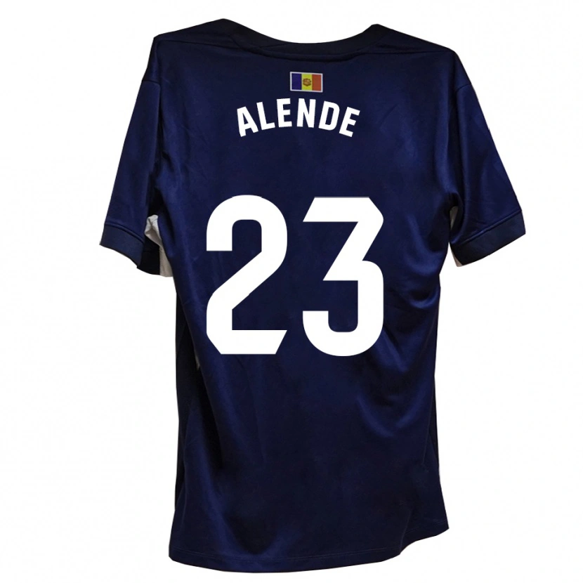 Danxen Damen Diego Alende #23 Marineblau Weiß Heimtrikot Trikot 2025/26 T-Shirt Österreich