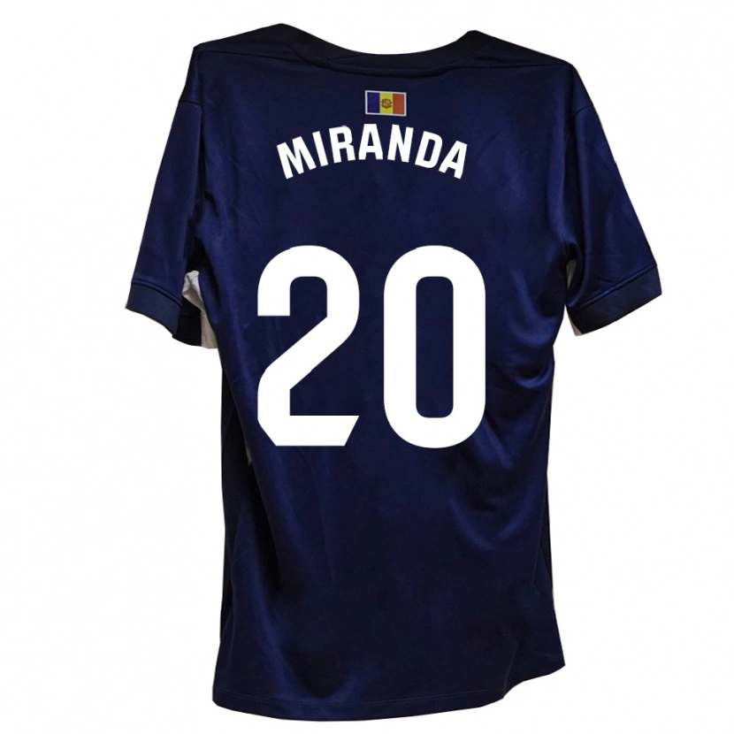Danxen Damen Pau Miranda #20 Marineblau Weiß Heimtrikot Trikot 2025/26 T-Shirt Österreich