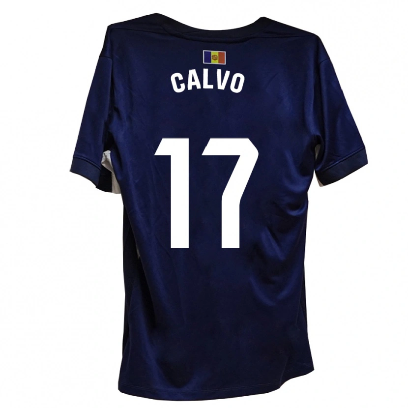 Danxen Damen Álex Calvo #17 Marineblau Weiß Heimtrikot Trikot 2025/26 T-Shirt Österreich