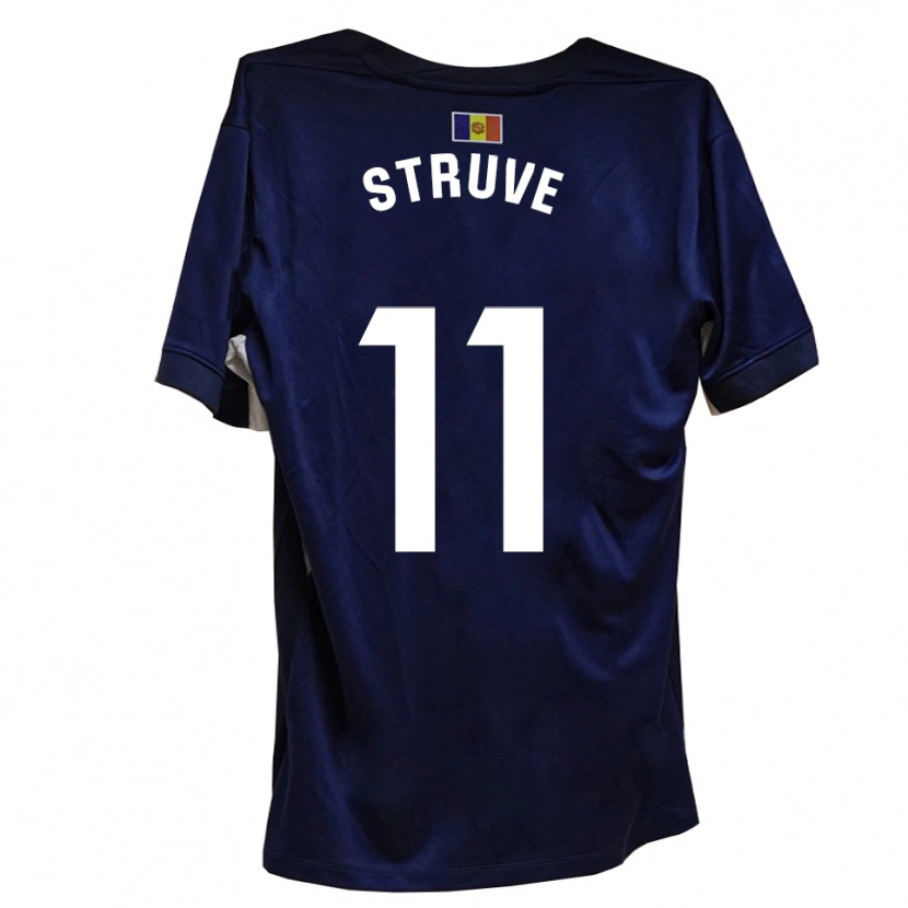 Danxen Damen Biel Struve #11 Marineblau Weiß Heimtrikot Trikot 2025/26 T-Shirt Österreich