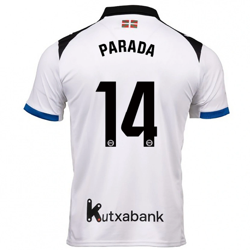 Danxen Damen Victor Parada #14 Weiß Blau Auswärtstrikot Trikot 2025/26 T-Shirt Österreich