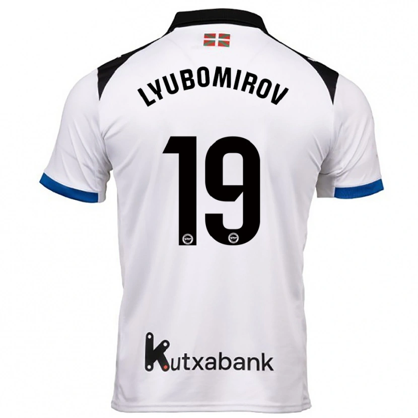 Danxen Damen Daniel Lyubomirov #19 Weiß Blau Auswärtstrikot Trikot 2025/26 T-Shirt Österreich