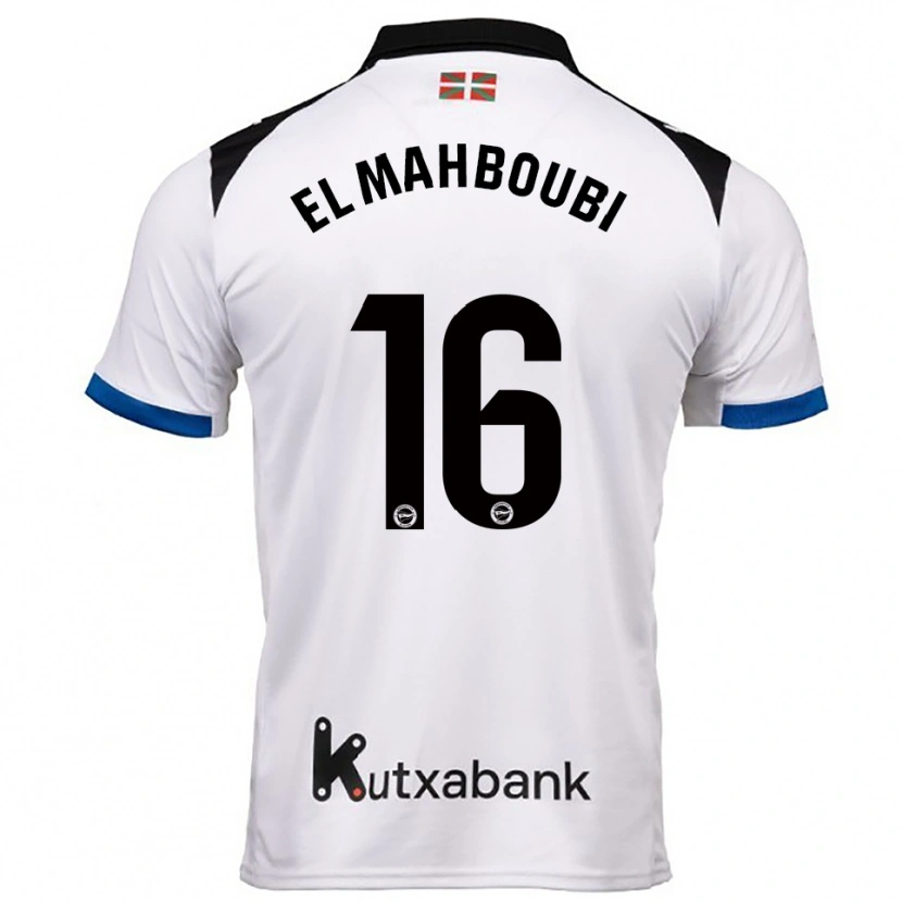 Danxen Damen Sami El Mahboubi #16 Weiß Blau Auswärtstrikot Trikot 2025/26 T-Shirt Österreich