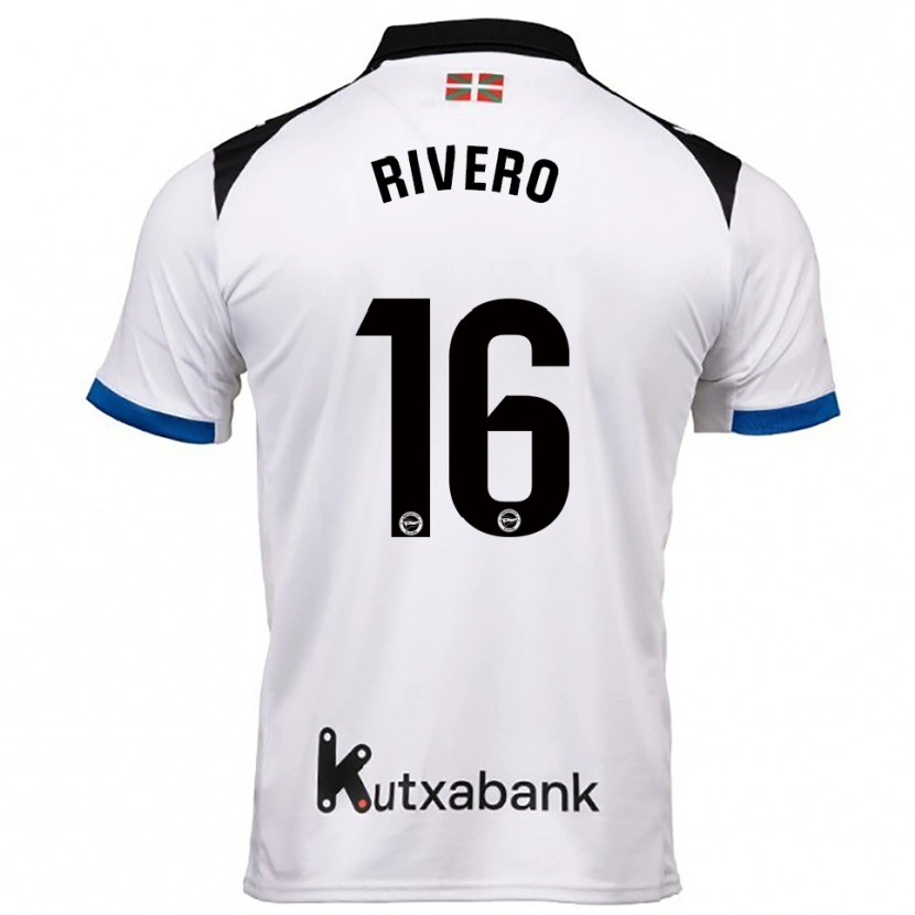 Danxen Damen Almudena Rivero #16 Weiß Blau Auswärtstrikot Trikot 2025/26 T-Shirt Österreich