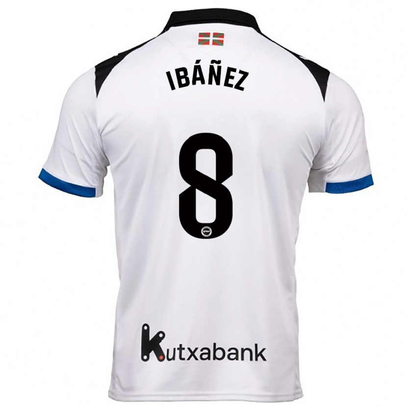 Danxen Damen Pablo Ibáñez #8 Weiß Blau Auswärtstrikot Trikot 2025/26 T-Shirt Österreich