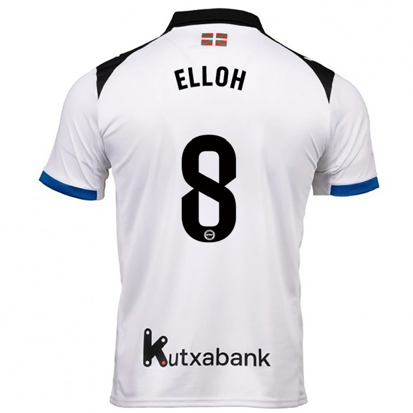 Danxen Damen Rebecca Elloh #8 Weiß Blau Auswärtstrikot Trikot 2025/26 T-Shirt Österreich