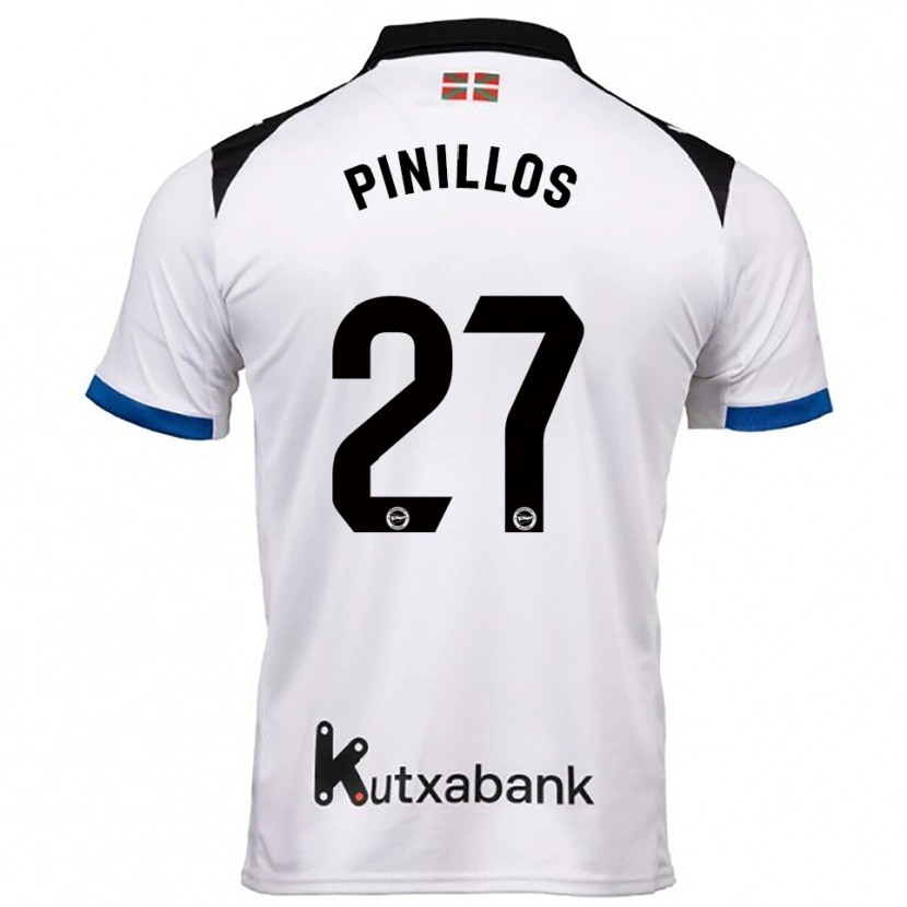 Danxen Damen Lander Pinillos #27 Weiß Blau Auswärtstrikot Trikot 2025/26 T-Shirt Österreich