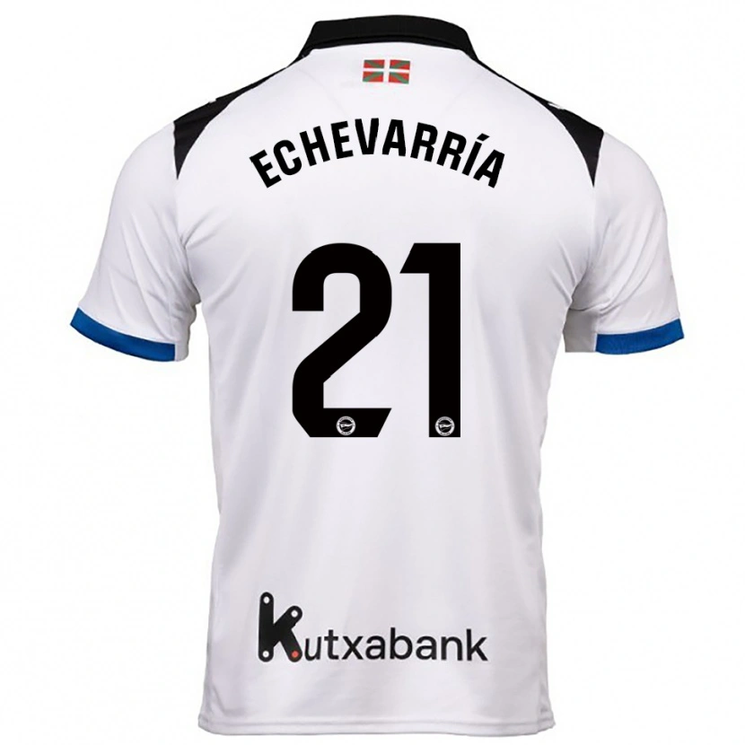 Danxen Damen Martin Echevarría #21 Weiß Blau Auswärtstrikot Trikot 2025/26 T-Shirt Österreich
