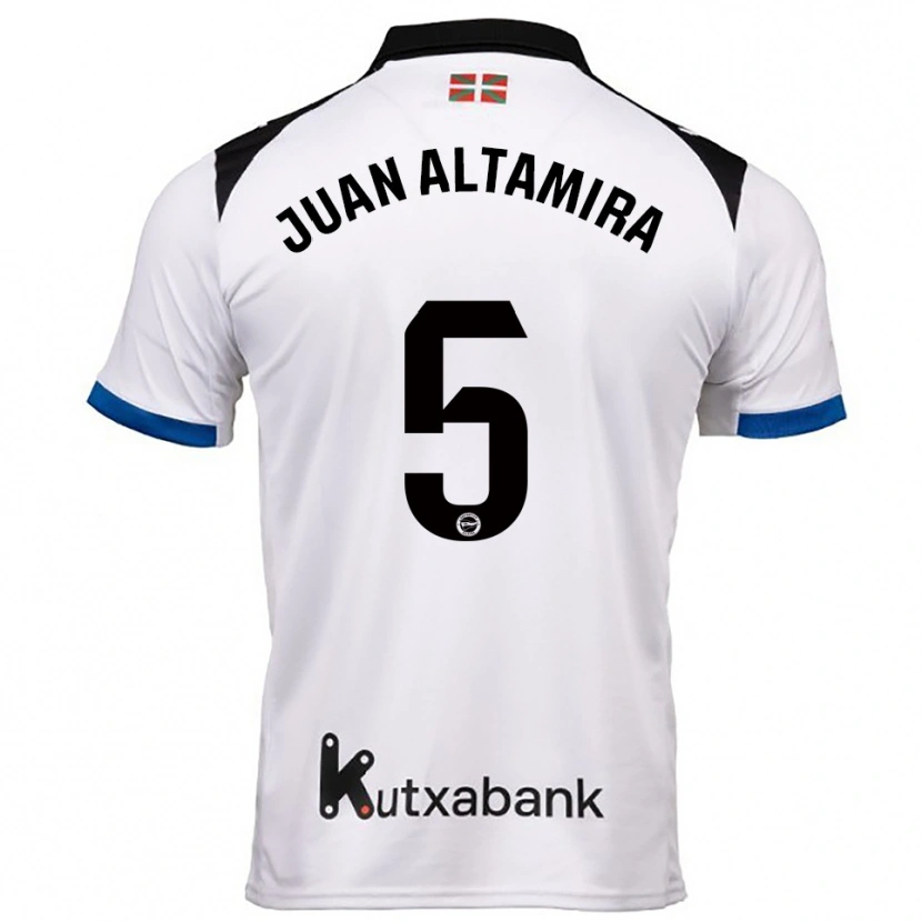 Danxen Damen Ines Juan Altamira #5 Weiß Blau Auswärtstrikot Trikot 2025/26 T-Shirt Österreich