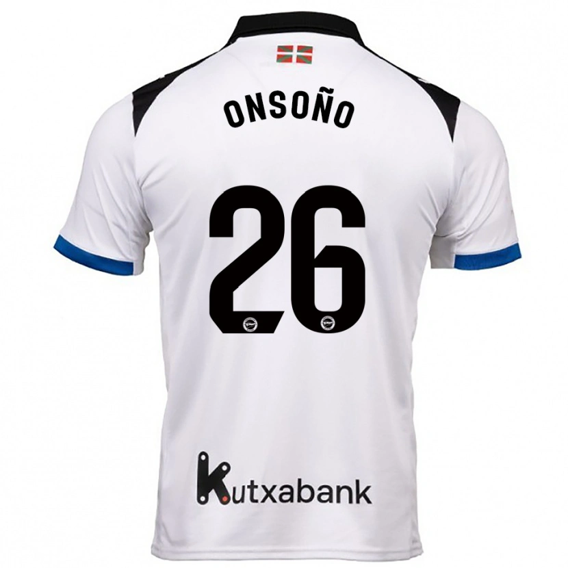 Danxen Damen Lorea Onsoño #26 Weiß Blau Auswärtstrikot Trikot 2025/26 T-Shirt Österreich