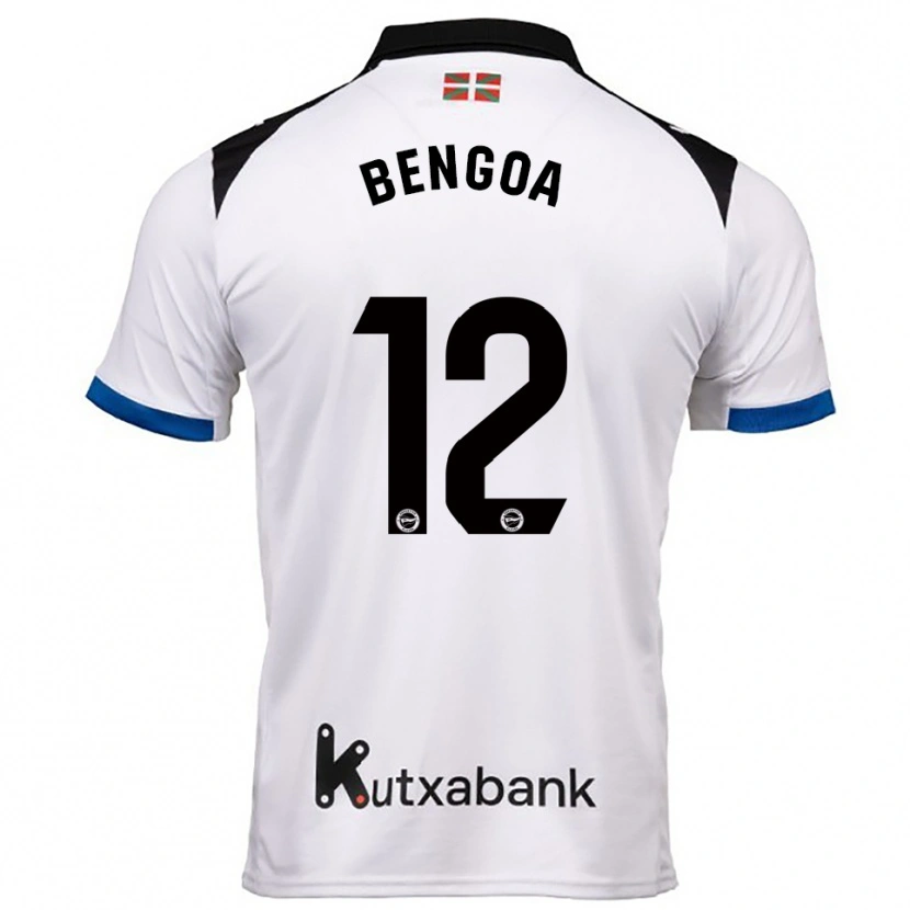 Danxen Damen Nerea Bengoa #12 Weiß Blau Auswärtstrikot Trikot 2025/26 T-Shirt Österreich