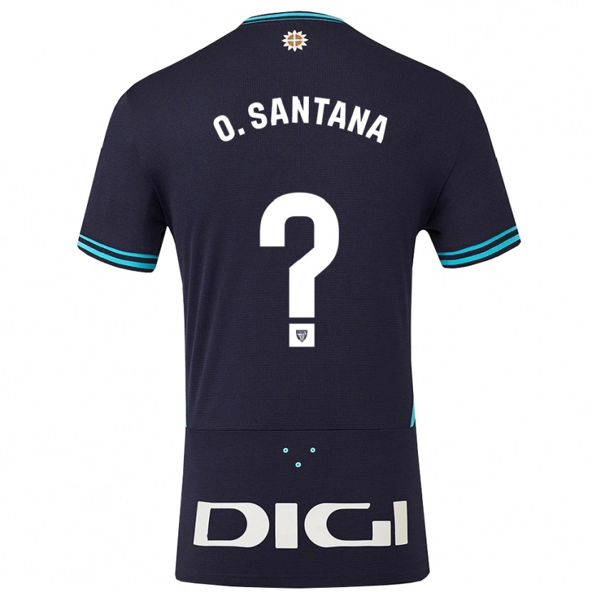Danxen Damen Olatz Santana Amado #0 Marine Himmelblau Auswärtstrikot Trikot 2025/26 T-Shirt Österreich