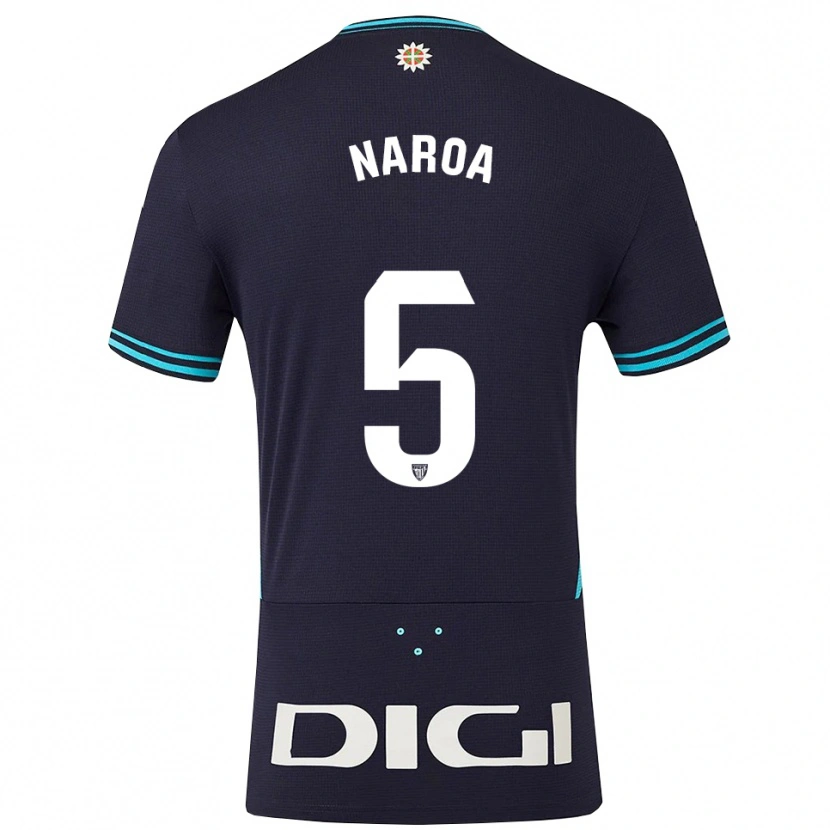 Danxen Damen Naroa #5 Marine Himmelblau Auswärtstrikot Trikot 2025/26 T-Shirt Österreich