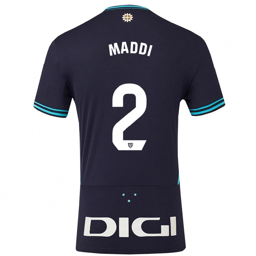 Danxen Damen Maddi Torre Larrañaga #2 Marine Himmelblau Auswärtstrikot Trikot 2025/26 T-Shirt Österreich