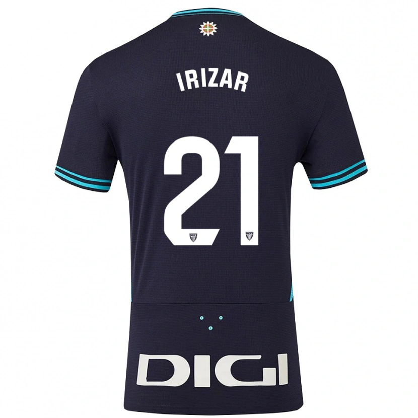Danxen Damen Hur Irizar #21 Marine Himmelblau Auswärtstrikot Trikot 2025/26 T-Shirt Österreich