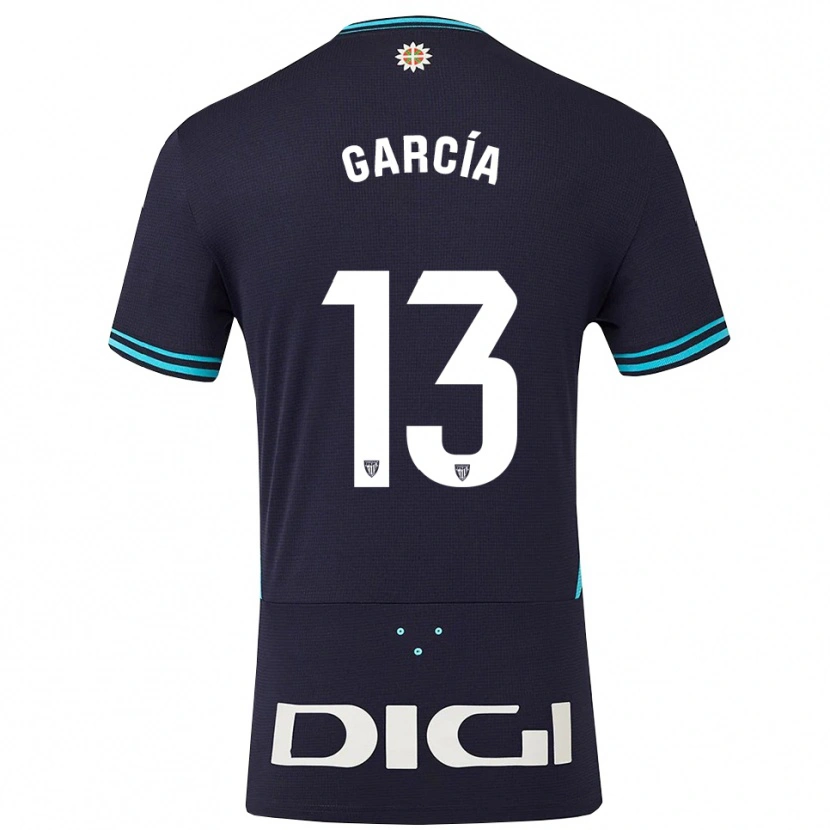 Danxen Damen Simón García #13 Marine Himmelblau Auswärtstrikot Trikot 2025/26 T-Shirt Österreich
