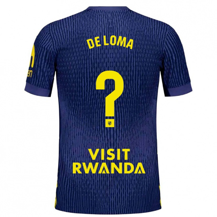 Danxen Damen Marcos De Loma #0 Marine Gelb Auswärtstrikot Trikot 2025/26 T-Shirt Österreich