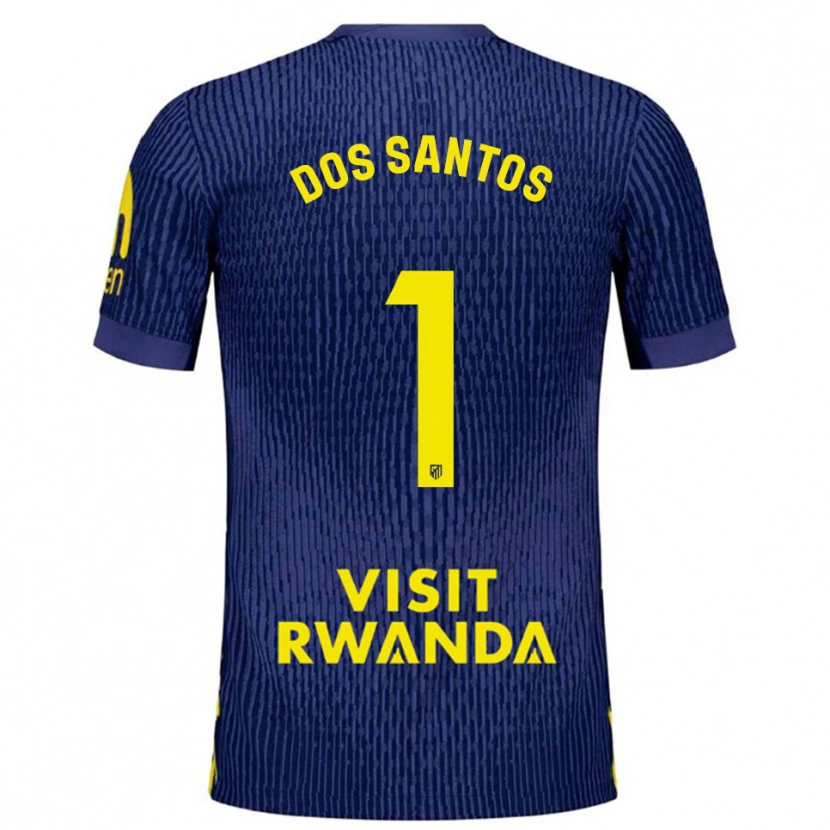 Danxen Damen Alex Dos Santos #1 Marine Gelb Auswärtstrikot Trikot 2025/26 T-Shirt Österreich