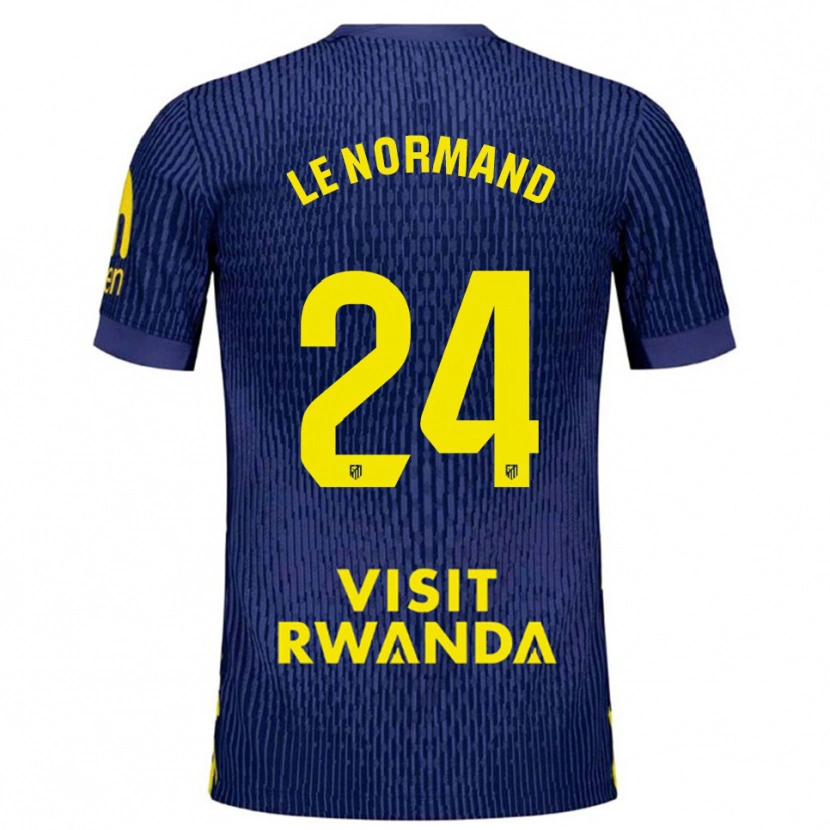 Danxen Damen Robin Le Normand #24 Marine Gelb Auswärtstrikot Trikot 2025/26 T-Shirt Österreich