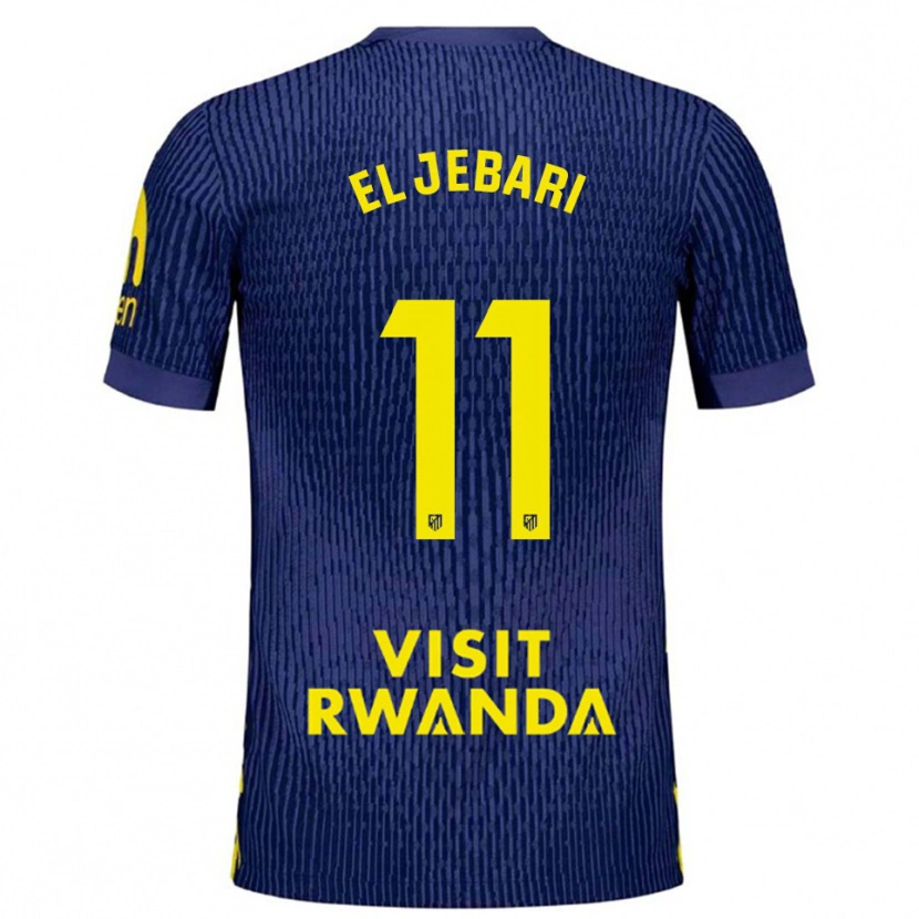 Danxen Damen Salim El Jebari #11 Marine Gelb Auswärtstrikot Trikot 2025/26 T-Shirt Österreich