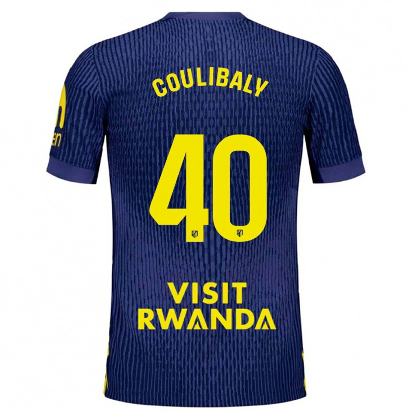 Danxen Damen Izan Coulibaly #40 Marine Gelb Auswärtstrikot Trikot 2025/26 T-Shirt Österreich