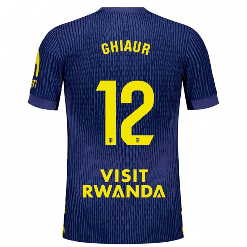 Danxen Damen Octavian Ghiaur #12 Marine Gelb Auswärtstrikot Trikot 2025/26 T-Shirt Österreich