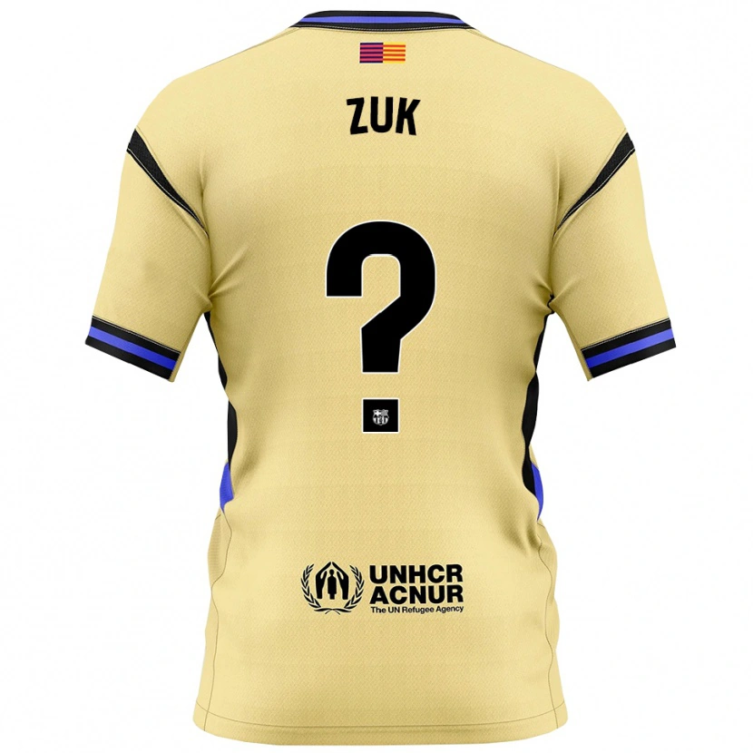 Danxen Damen Michal Zuk #0 Gelb Schwarz Auswärtstrikot Trikot 2025/26 T-Shirt Österreich
