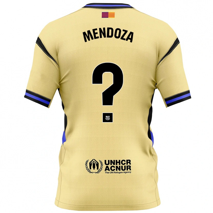 Danxen Damen Byron Mendoza #0 Gelb Schwarz Auswärtstrikot Trikot 2025/26 T-Shirt Österreich