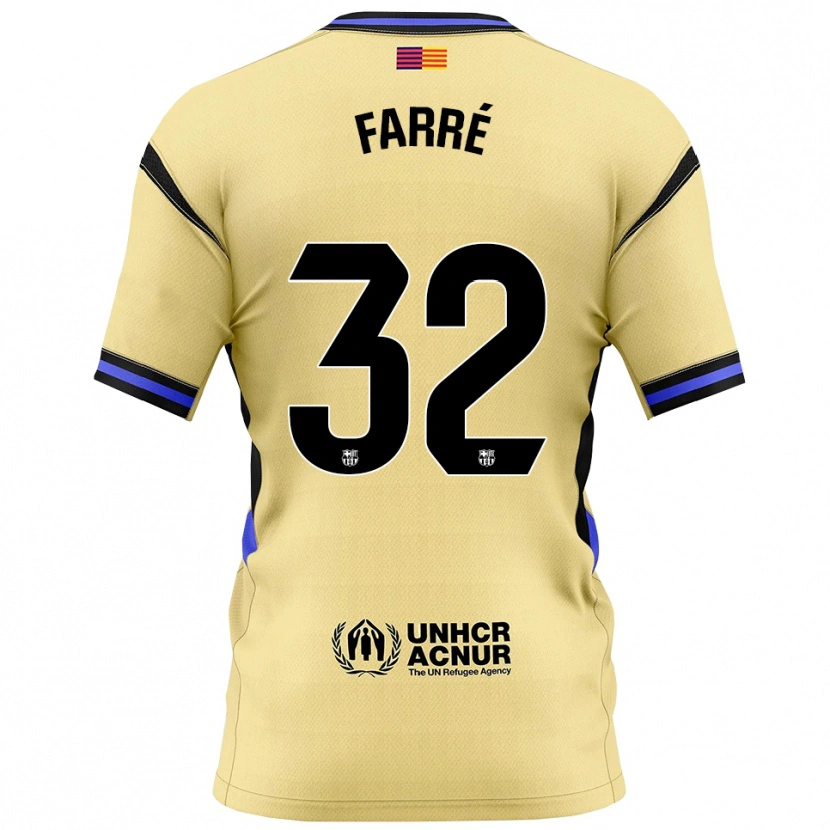 Danxen Damen Landry Farré #32 Gelb Schwarz Auswärtstrikot Trikot 2025/26 T-Shirt Österreich