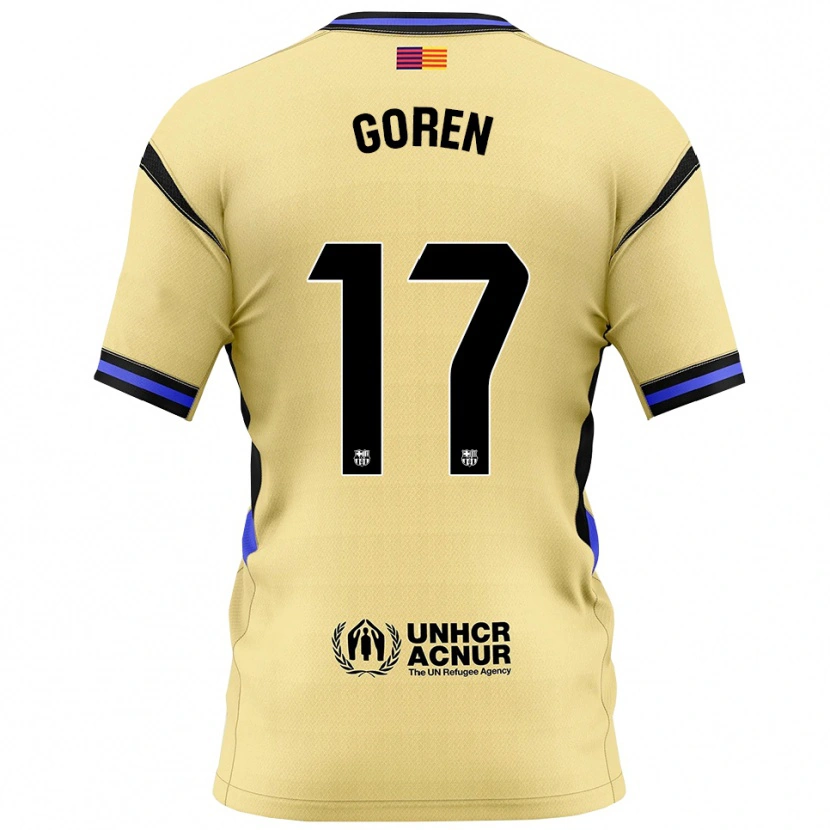 Danxen Damen Orian Goren #17 Gelb Schwarz Auswärtstrikot Trikot 2025/26 T-Shirt Österreich