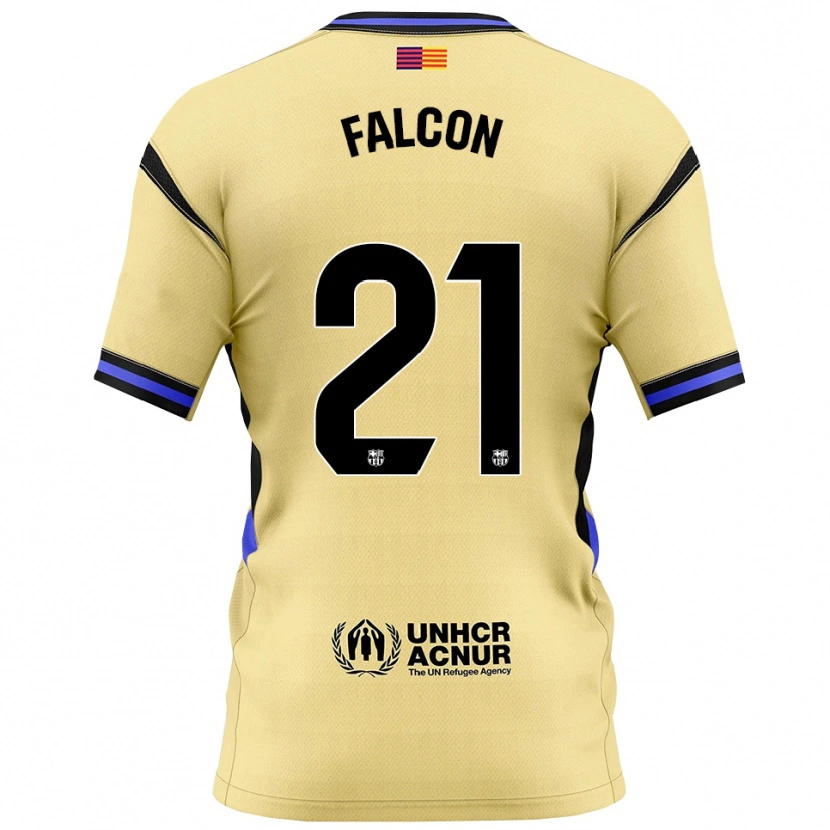 Danxen Damen Andrea Falcon #21 Gelb Schwarz Auswärtstrikot Trikot 2025/26 T-Shirt Österreich